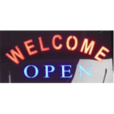 NL126 LED Sign [WELCOME OPEN]