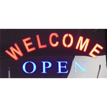 NL126 LED Sign [WELCOME OPEN]