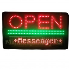 3341 OPEN Sign with Messenger (Flashable)