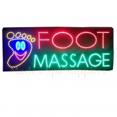 3347 Single Foot FOOT MASSAGE LED Sign (Flashable)