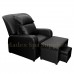 A01-015 Black PVC Leather Massage Sofa