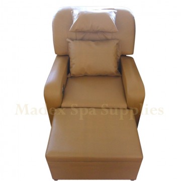 A01-016 Golden Brown PVC Leather Massage Sofa