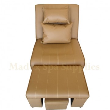 A02 - 007 Coffee PVC Leather Massage Sofa