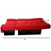 A03 Red Fabric Massage Sofa