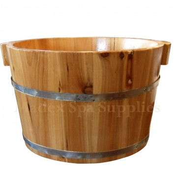 B222 Foot Massage Wooden Bucket