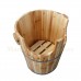 B225 High Wooden Bucket With Cover