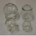 CD107 Fire Glass Cupping Set or INDIVIDUALLY