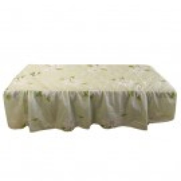 27106 Table Cover (Green Floral Pattern with Face Hole)