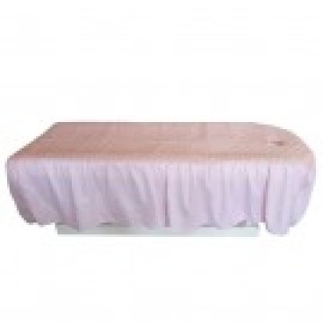 27108 Table Cover (Light Pink Floral Pattern with Face Hole)