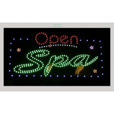 NLA7 LED Sign [OPEN SPA]