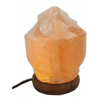 DLA48  Fire Bowl Crystal Himalayan Rock Salt Lamp 