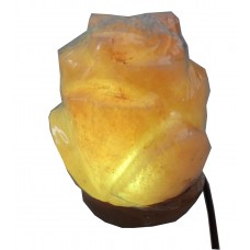 DLA49  Rose Crystal Himalayan Rock Salt Lamp 
